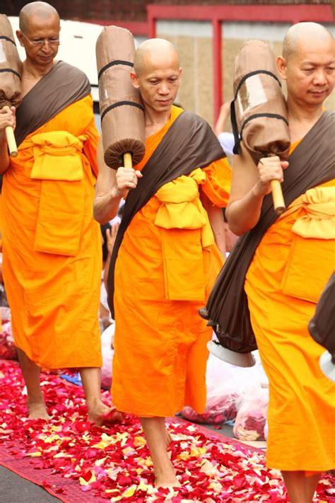 Gambar Manusia Orang Tua Jeruk Biarawan Merenungkan Buddha