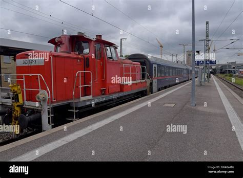 A Db Class V 60 Diesel Shunter Of Deutsche Bahn Railways At Stuttgart Main Station Shunting A