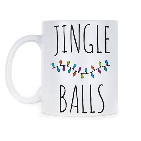 Jingle Balls Tinsel Tits Funny Christmas Mug Mature Christmas Etsy
