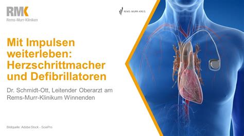 Wie Herzschrittmacher Und Defibrillatoren Eingesetzt Werden Rems Murr