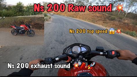 Ns 200 Ns200 Modified Ns 200 Exhaust Sound Ns 200 New Model