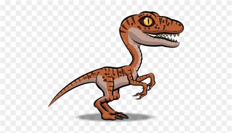 Download Velociraptor Clipart Raptor Raptor Dinosaurs Cartoon Png