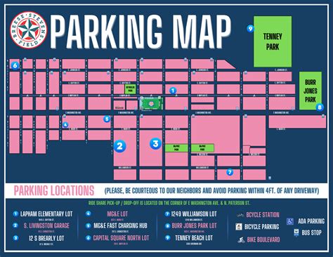 Directions Parking Madison Metro — Breese Stevens Field