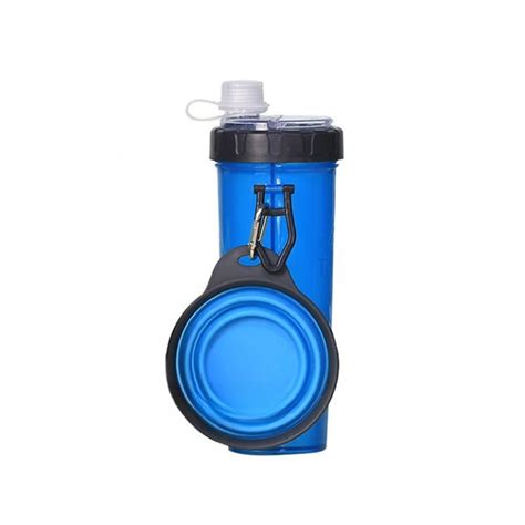 Pet Drinking Water Bottle With Foldable Bowl Pet Water Feeder