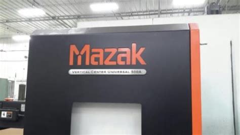 Used Mazak Mazak Vcu 500 Vertical Center Universal Machining Center