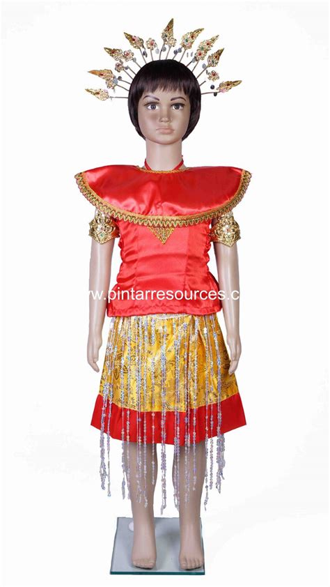 Ready Stock Malaysia Ethnic Sarawak Native Iban Dayak Bidayuh Girl