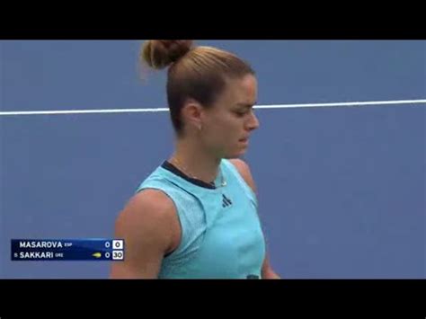 Maria Sakkari Vs Rebeka Masarova US Open Tennis Coverage YouTube