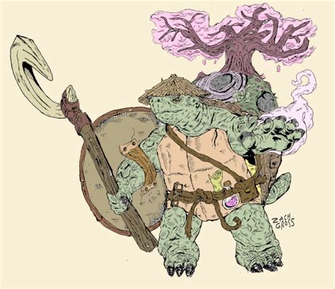 Oc My Tortle Druid Galu The Wise Art By Artzachs Whos Starting