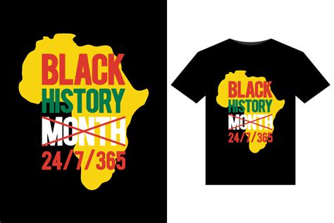 Black History Month T Shirts Design Graphic By Tanvir Enayet · Creative Fabrica