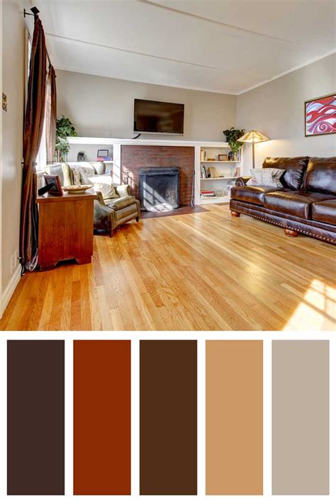 14 Living Room Color Schemes With Brown Leather Furniture Marmads