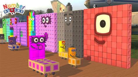 Numberblocks Mathlink Cubes 1 To 100 Numberblcks Race New Episode YouTube