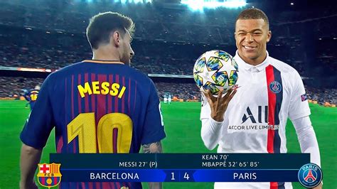 The Day Kylian Mbappé Showed Lionel Messi Who Is The Boss Youtube