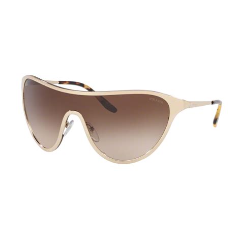 Prada PR 72VS Catwalk ZVN6S1 Pale Gold Sunglasses Woman