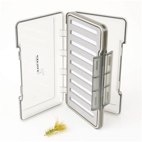 Stalker Double Sided Large Grey Slit Foam Fly Box 34 Hurleys Fly Fishing