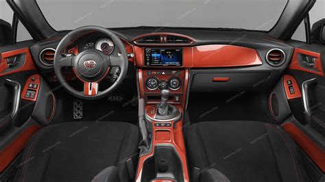 Scion FR-S 2013-UP full interior dash kit, 60 Pcs.