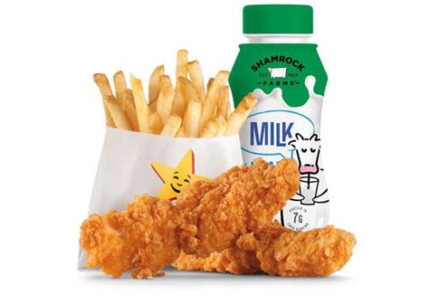 Hardee's Chicken Tenders Kids Meal Nutrition Facts