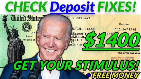 Stimulus Update Check Deposit Update And Fixes 1400 Stimulus Checks