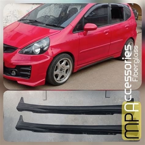 Jual Bodykit Sideskirt Samping Model Mugen Jazz Gd Fit Vtec Dan Idsi