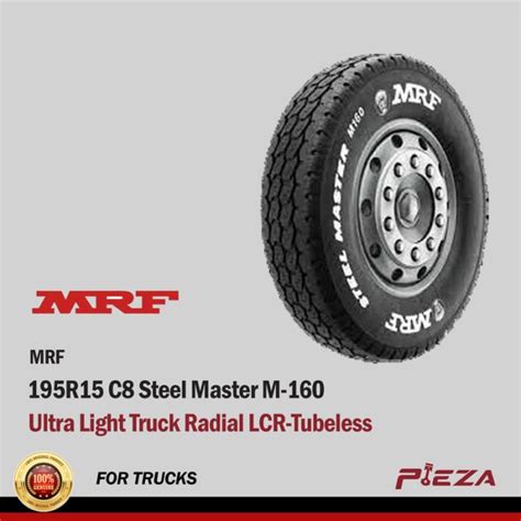 Mrf Ultra Light Truck Radial Lcr Tubeless R C Steel Master M