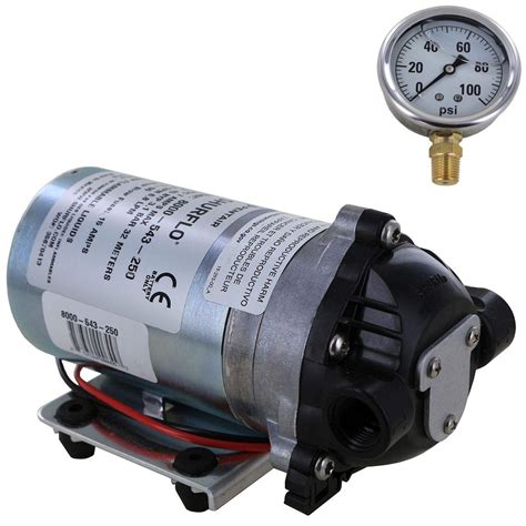 Shurflo Bypass V Diaphragm Pump With Psi Pressure