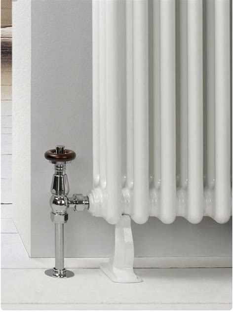 A Cast Iron Column Radiator Foot Feet Support Swan White Jonesandgrey