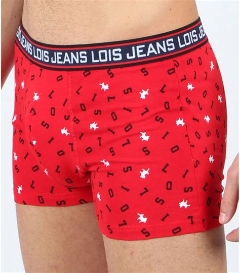 BOXER Y TAZA REGALO HOMBRE LOIS 48193 Colores Rojo Tallas G L