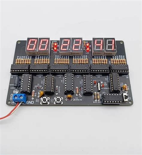 Circuito Digital Rel Gio Kit Rel Gio Eletr Nico Ensino E Treinamento Pr