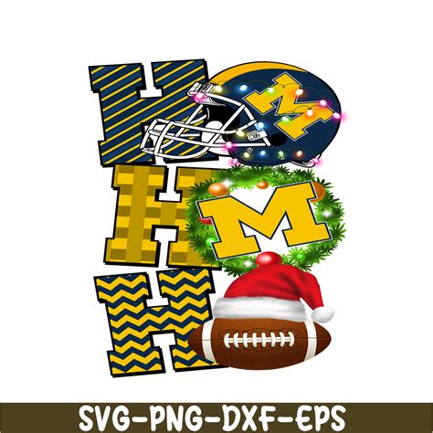Michigan Wolverines PNG Merry Christmas Football PNG NFL PNG - Inspire ...