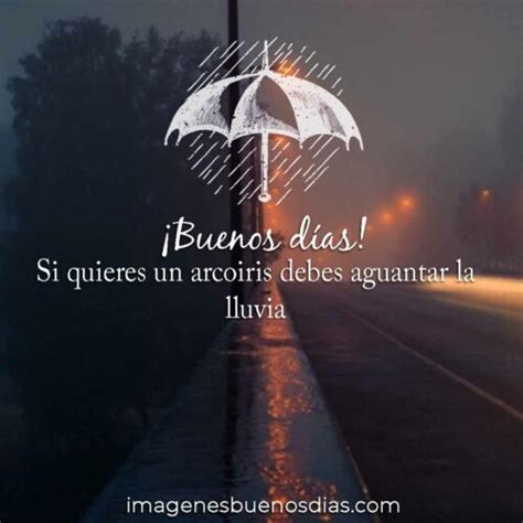 Im Genes De Buenos D As Con Lluvia Y Frases