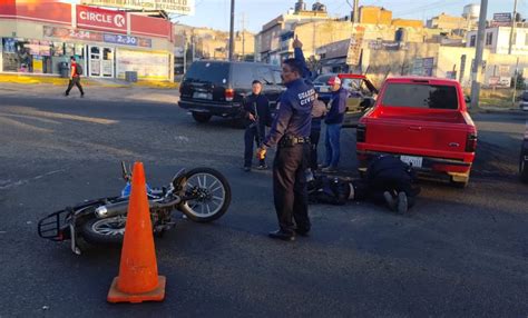 Choque entre camioneta y moto deja un herido en Morelia Quadratín