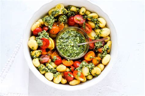 Air Fryer Gnocchi With Pesto Happy Veggie Kitchen