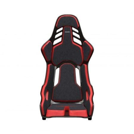 Recaro Podium Carbon Fiber Kevlar Seat In Perlon Velour Black Left