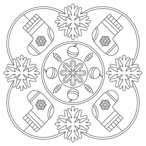 Desenhos De Mandala De Natal Para Colorir E Imprimir Colorironline