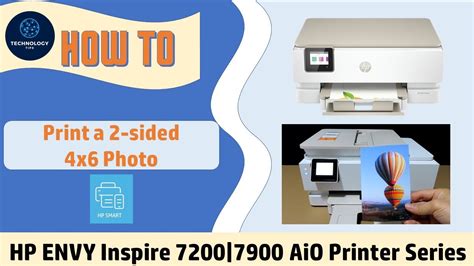 HP Envy Inspire 7220e 7255e All In One Printer How To Print A 2 Sided