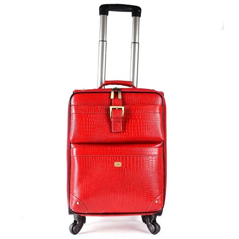 Red ERGO ROYAL Leather Laguage Trolley Bag UNISEX At Rs 4800 Piece In