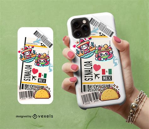 Descarga Vector De Diseño De Funda Para Teléfono De Viaje Sinaloa