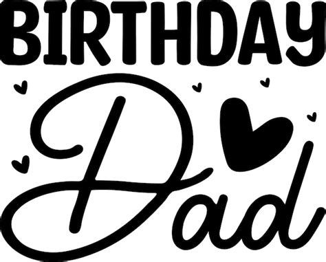 Premium Vector | Birthday dad