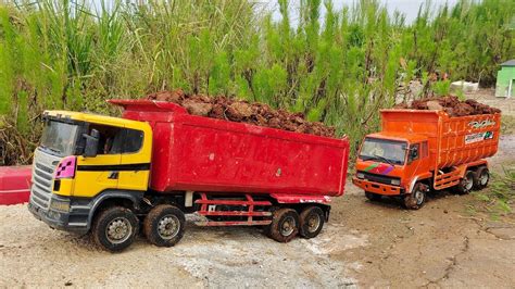 Mobil Truk Tronton Panjang Fuso 220PS Dump Truck Hino 500 Ud Quester