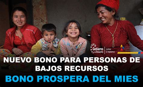 Consultar Bono Prospera Ecuador Sin Hambre Frente Ecuador