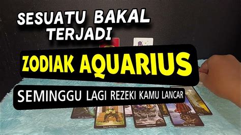 Zodiak Aquarius Sesuatu Bakal Terjadi Padamu Dalam Waktu Dekat Ini