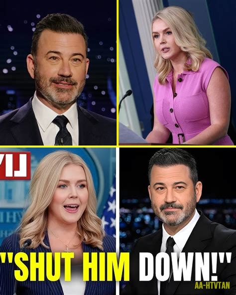 Jimmy Kimmel’s Insult Backfires: Karoline Leavitt’s Viral Comeback