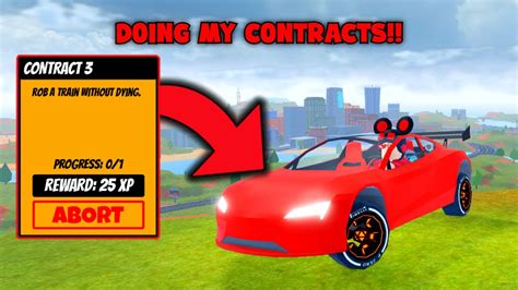 Live Completing Todays Contracts Roblox Jailbreak Youtube