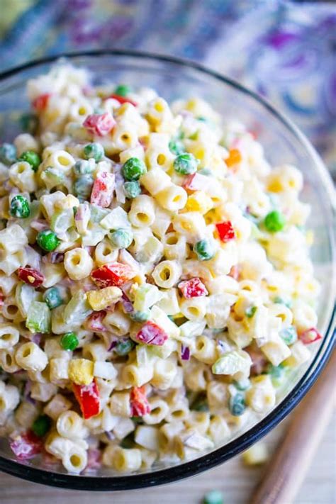 Creamy Macaroni Salad With Greek Yogurt Dressing The Kitchen Girl Recipe Greek Yogurt