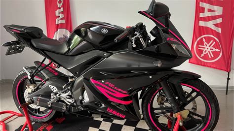 Yamaha YZF R125 PinkFLUO MotoRW YouTube