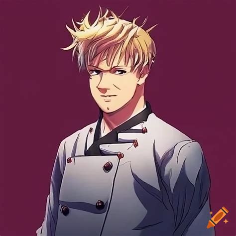 Chef Gordon Ramsay In Food Wars Anime On Craiyon