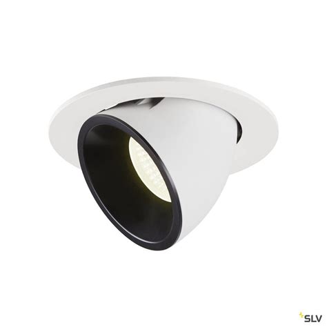 Encastr De Plafond Int Rieur Slv Numinos Gimble L Blanc Noir