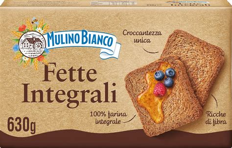 Mulino Bianco Fette Biscottate Integrali Colazione Ricca Di Fibre E