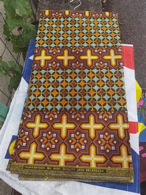 Tissu Pagne Wax Africain 6 Yard