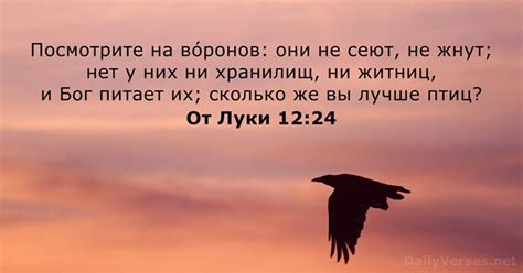 10 июня 2023 г Библейский стих дня От Луки 12 24 DailyVerses net