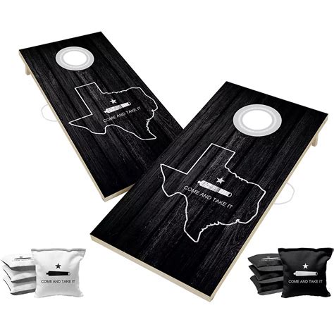 Victory Tailgate Come And Take It Texas Led 2x4 Cornhole Set Academy